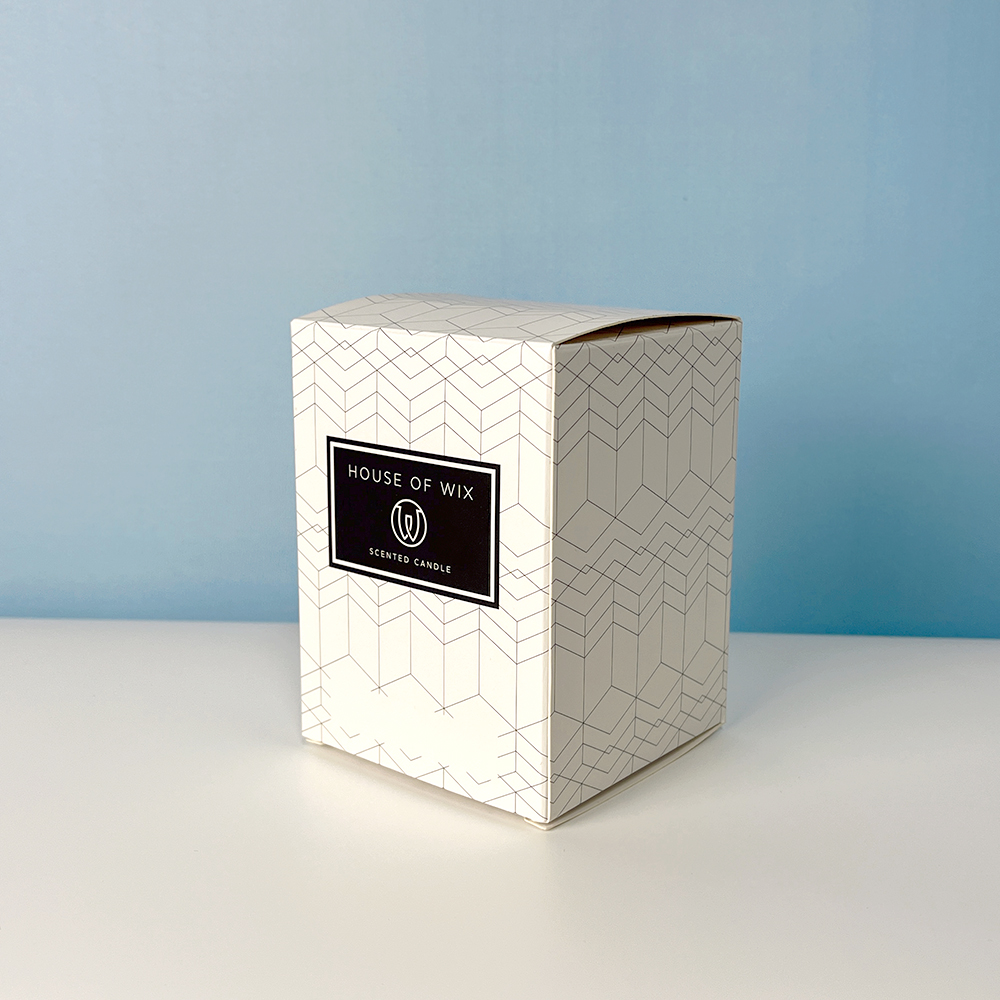 boîtes à bougies personnalisées avec logo