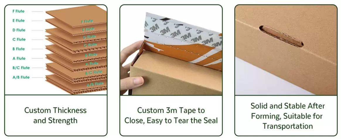 boîte en carton ondulé