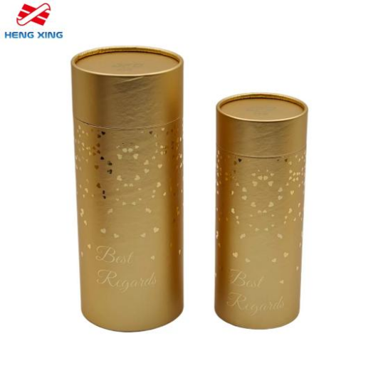 Boîtes d'emballage cylindriques en carton pour produits haut de gamme
