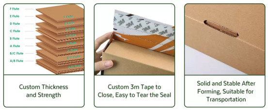 usine de boîtes en carton pour couvercles et fonds