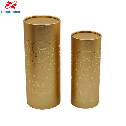 boîte cadeau en tube de carton