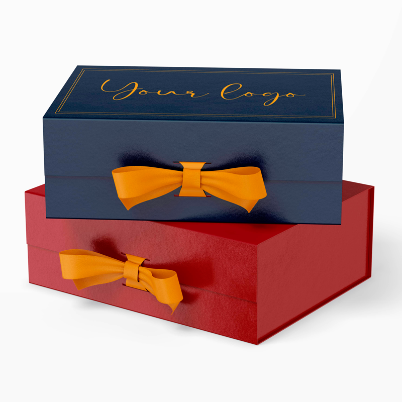 Coffrets cadeaux colorés avec couvercles