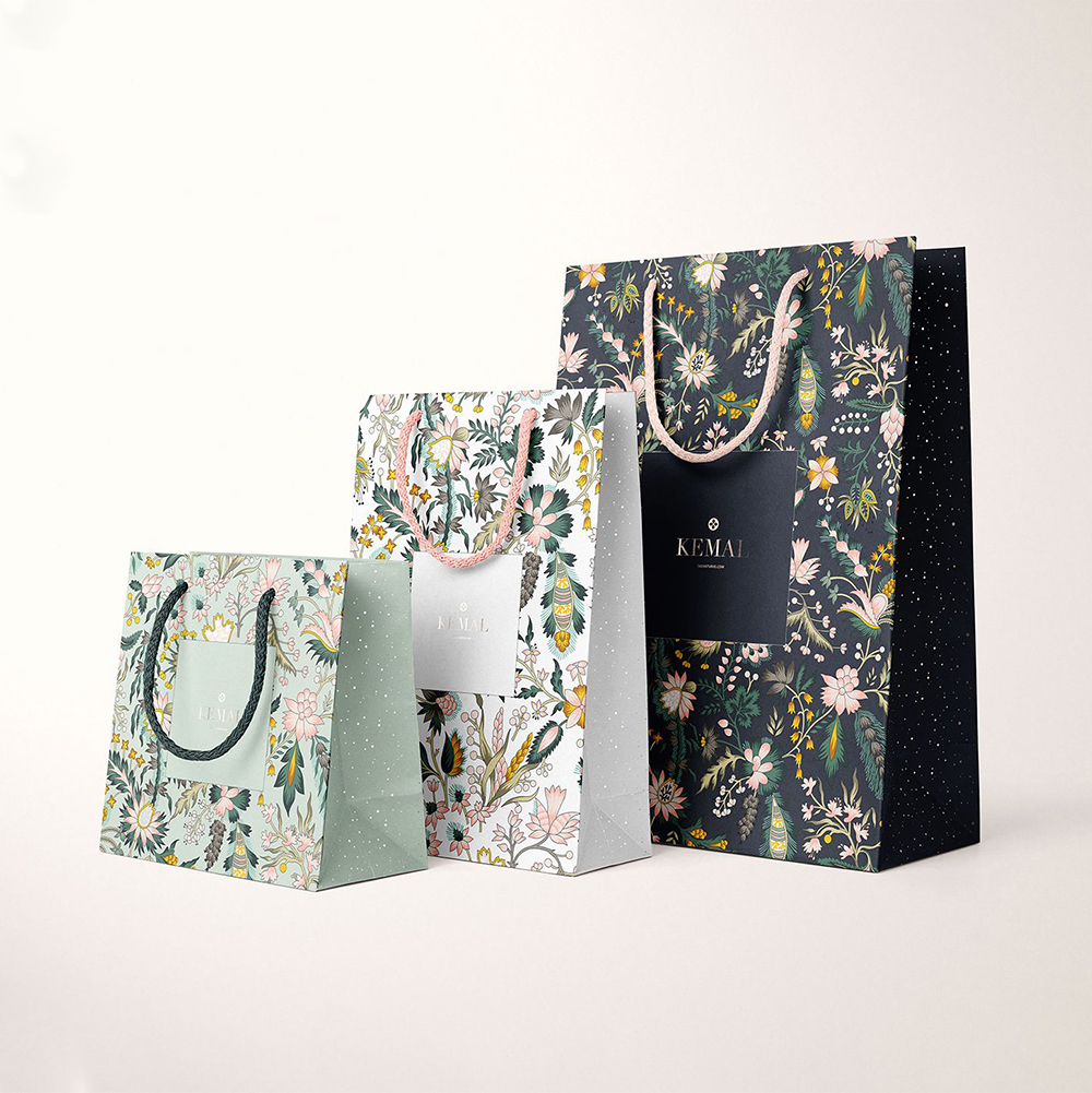 Sacs en papier imprimés personnalisés
