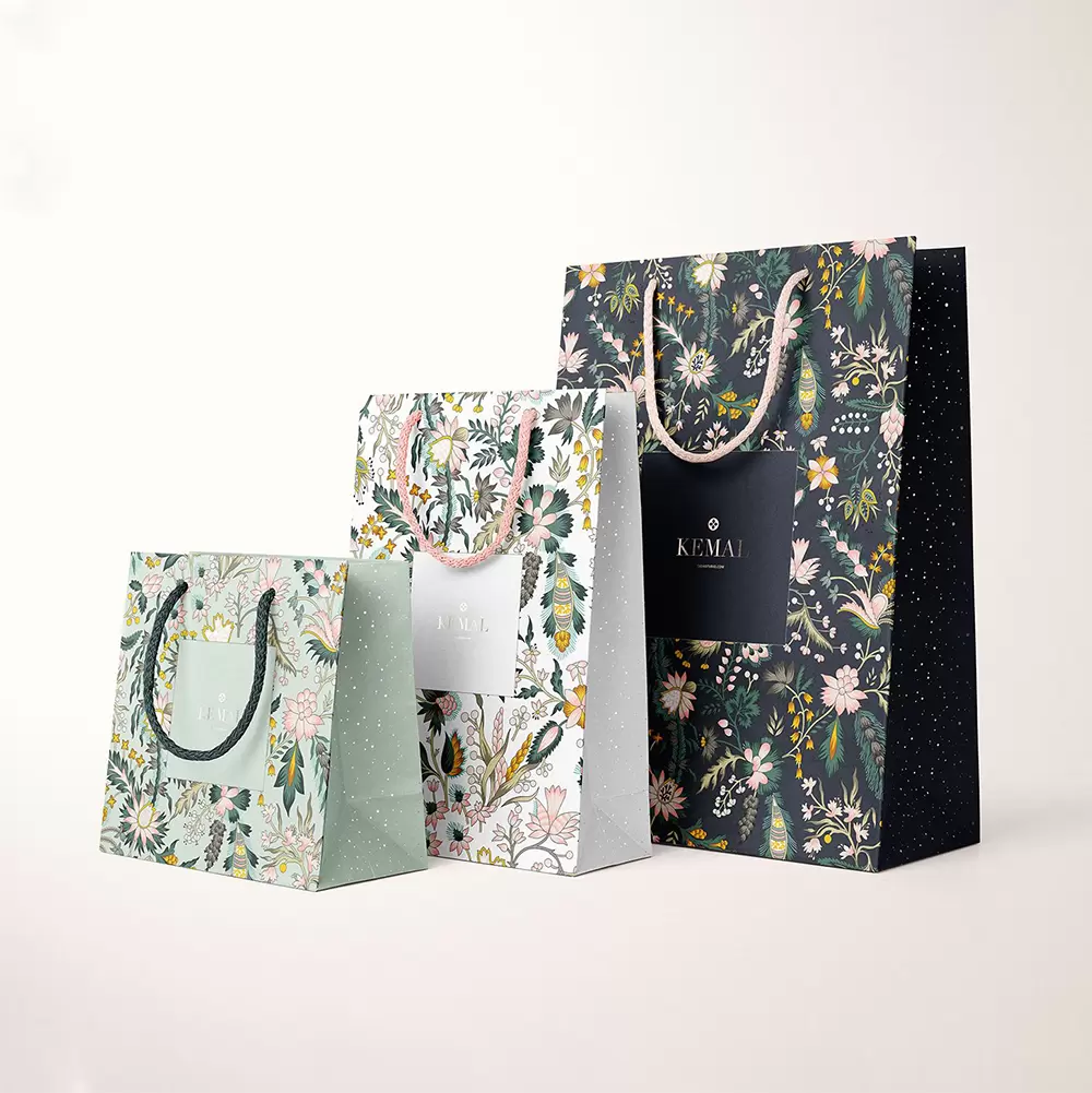 Sacs en papier imprimés personnalisés