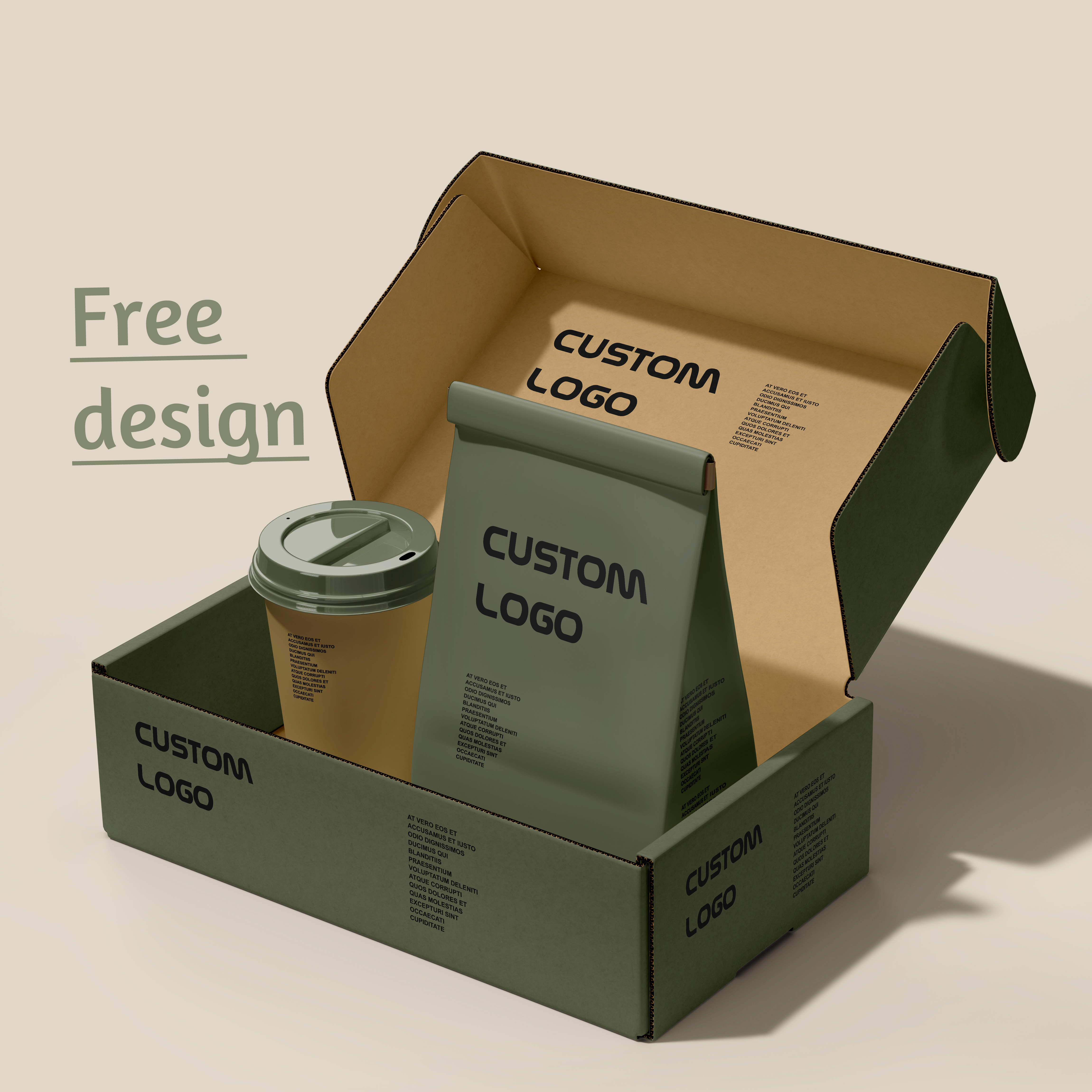 Boîtes d'expédition en carton ondulé personnalisées