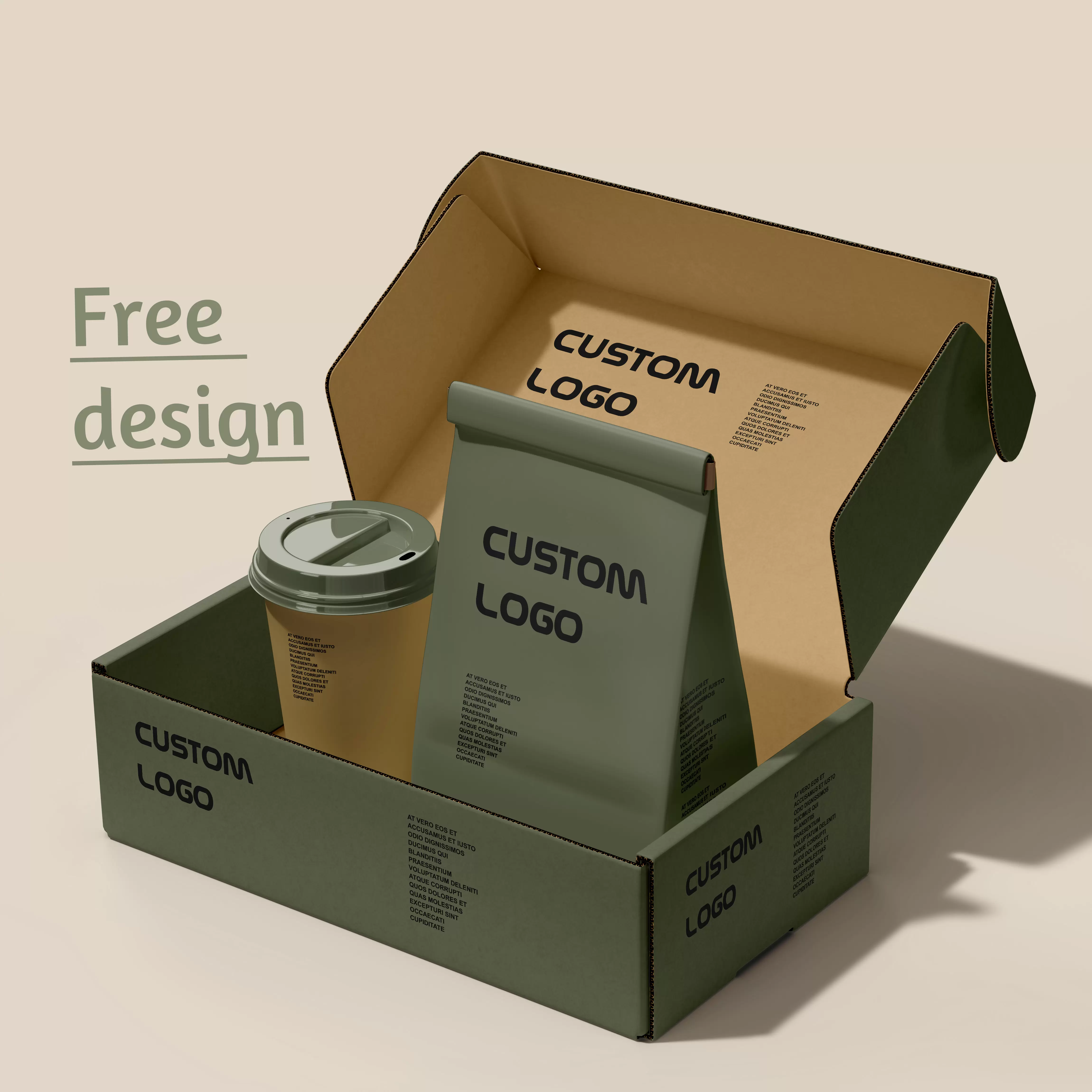 Boîtes d'expédition en carton ondulé personnalisées