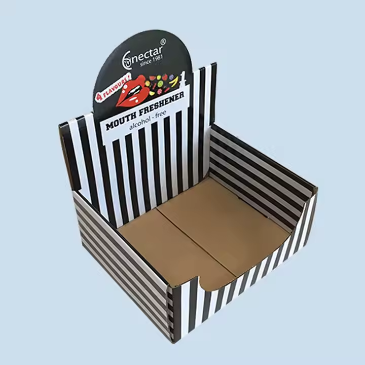  Boîtes d'affichage imprimées 
