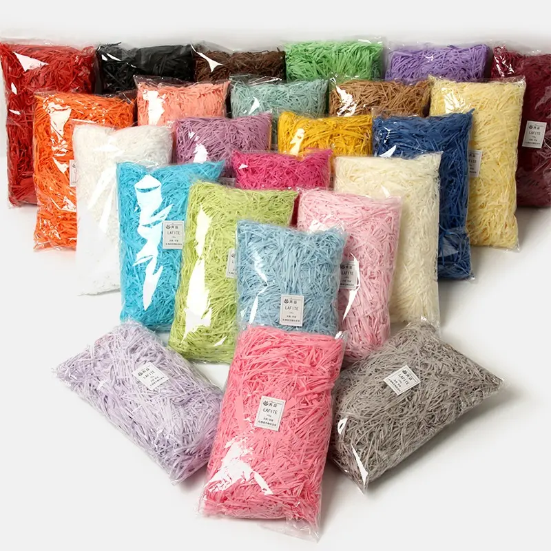  Déchiquetés de papier raphia 