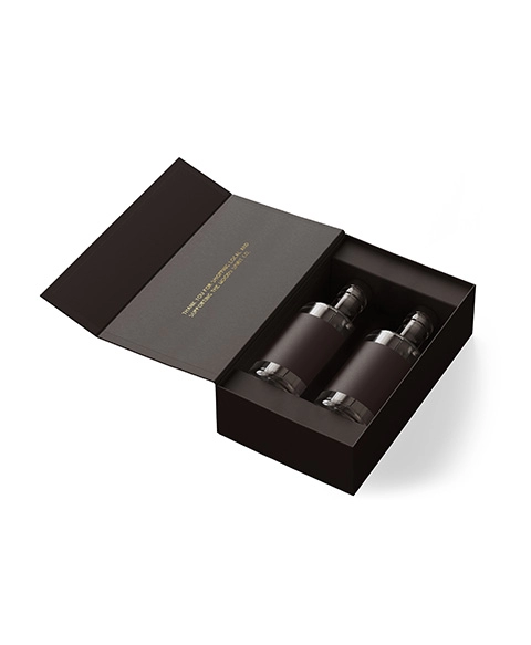 Emballage de coffret cadeau de vin personnalisé