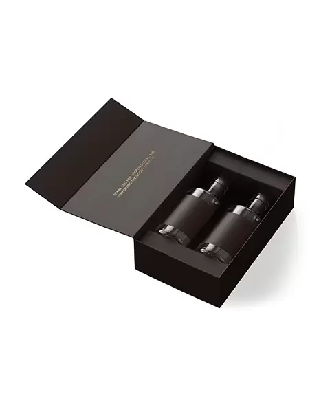 Emballage de coffret cadeau de vin personnalisé