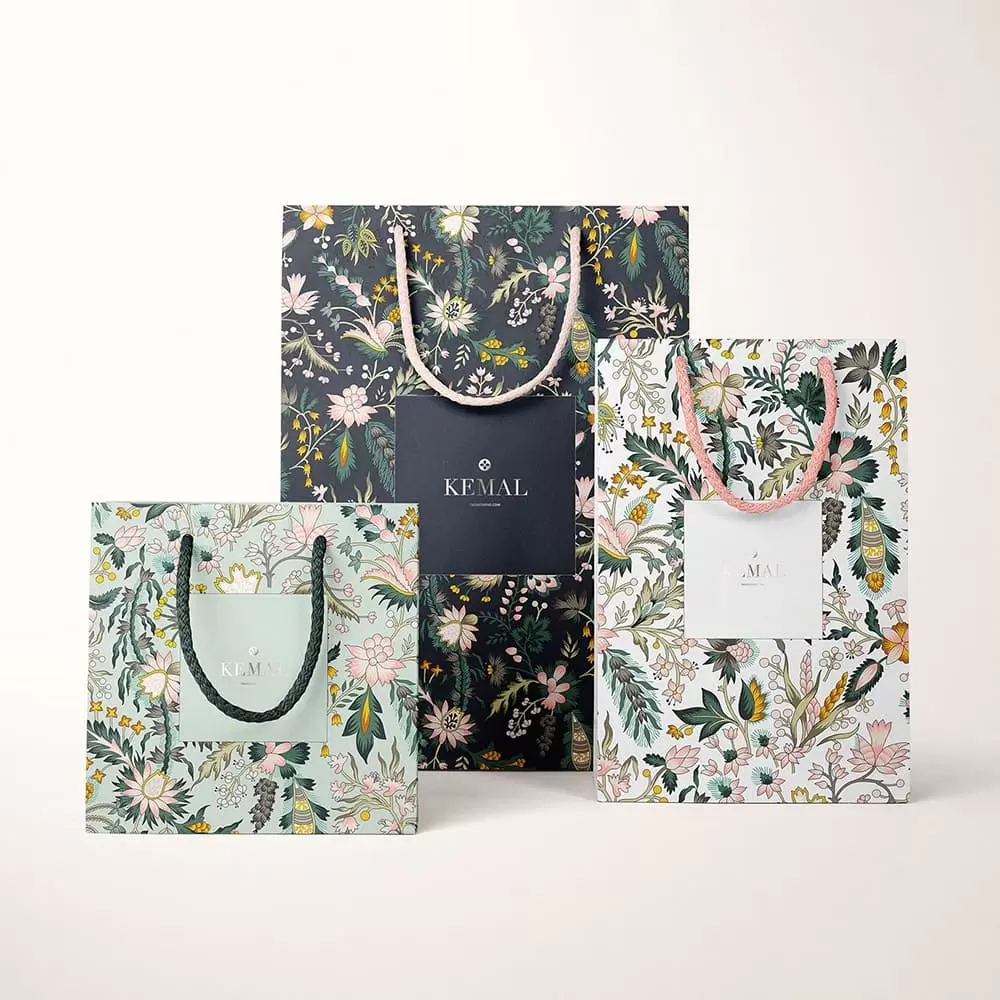  Sacs en papier imprimés 