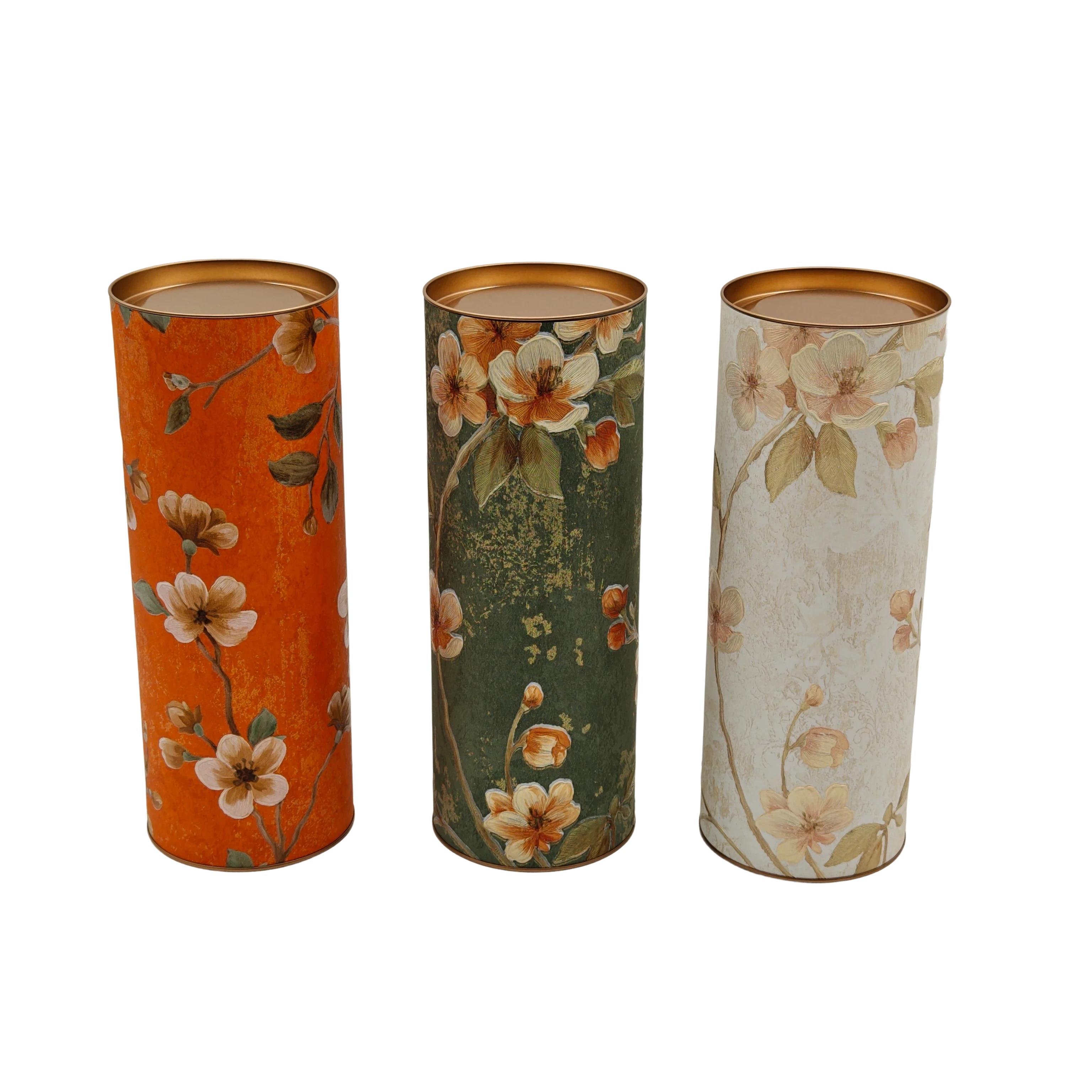 Boîtes cylindriques en carton 