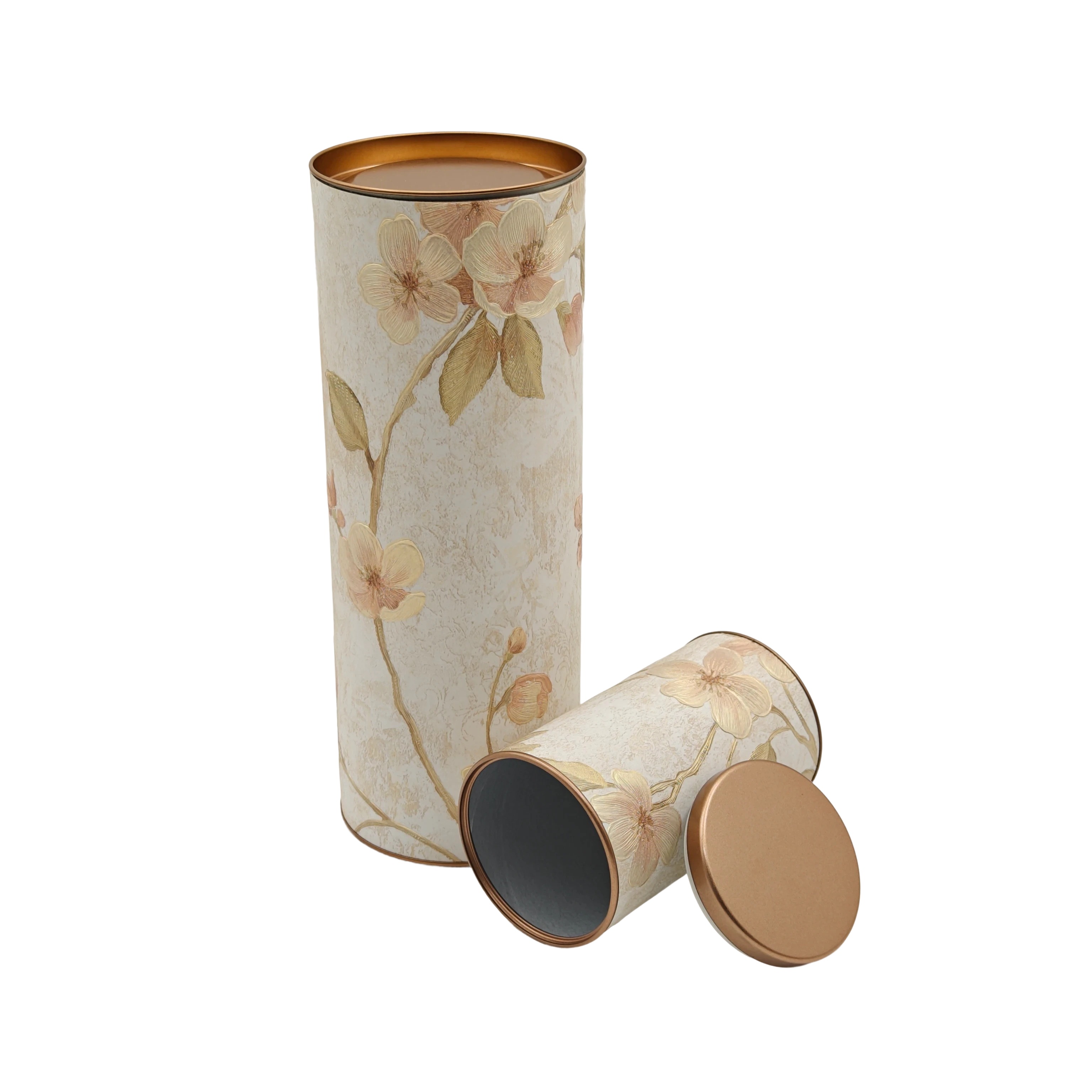  Boîte d'emballage cylindrique en carton 