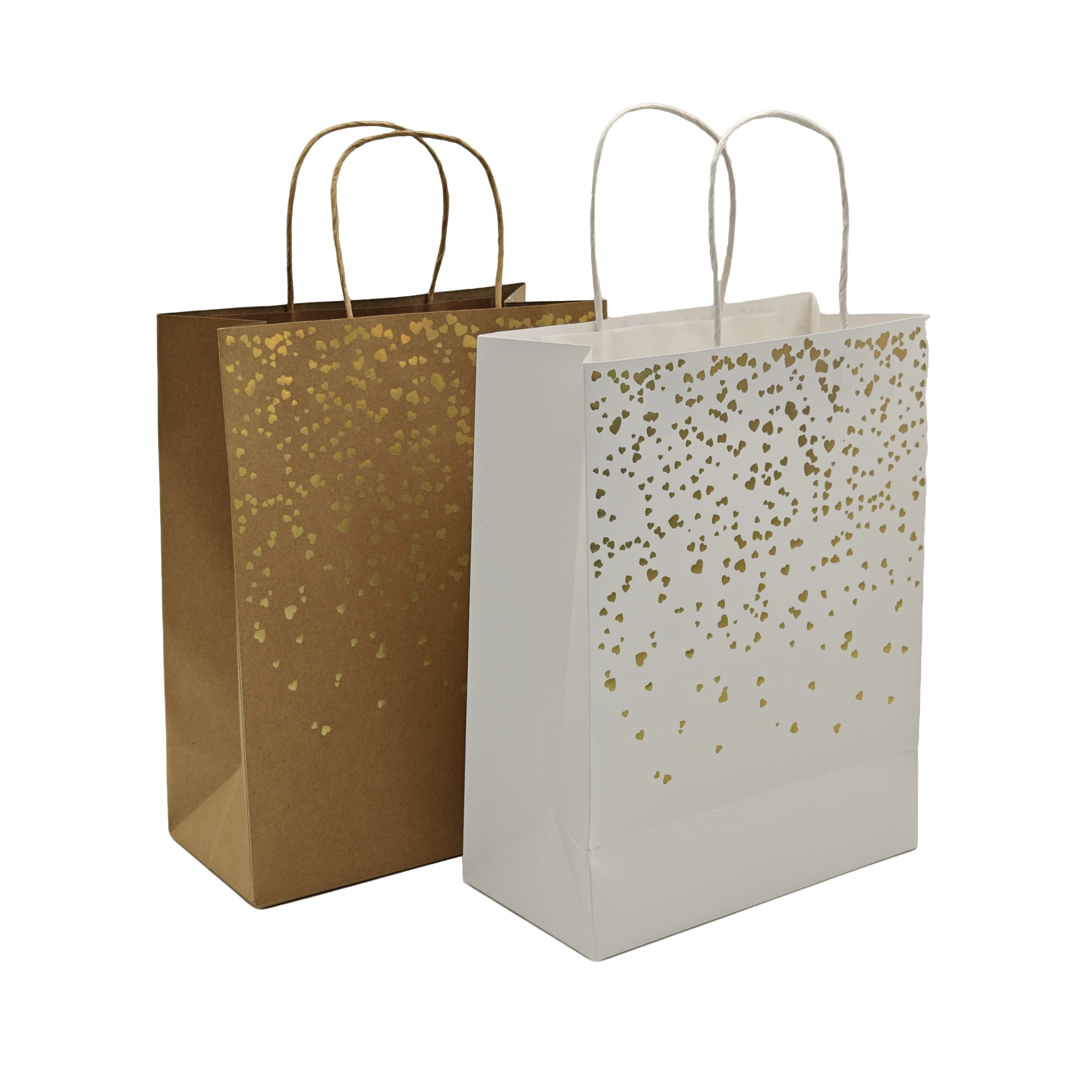  Sacs de courses en papier imprimés 
