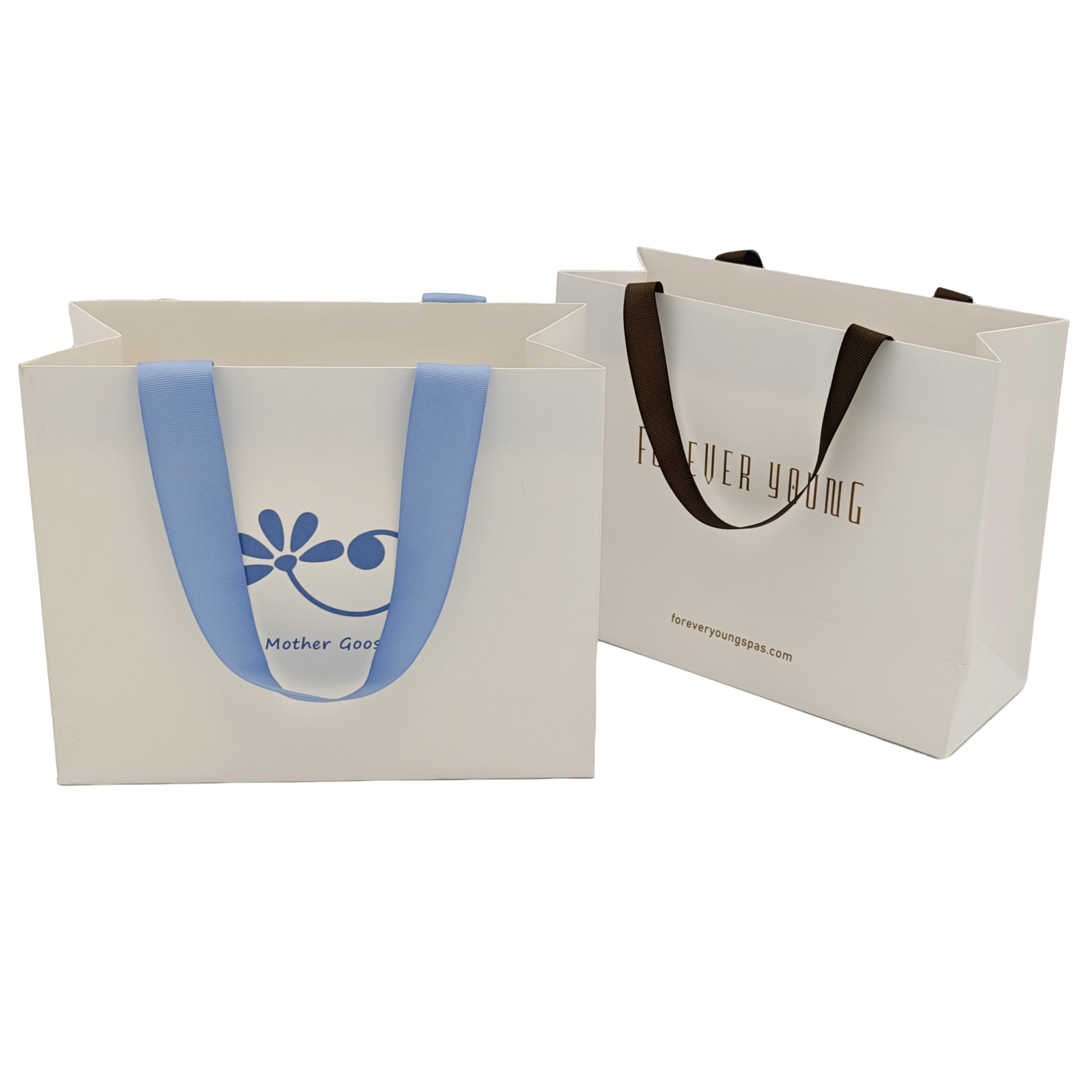 Sacs de courses en papier imprimé