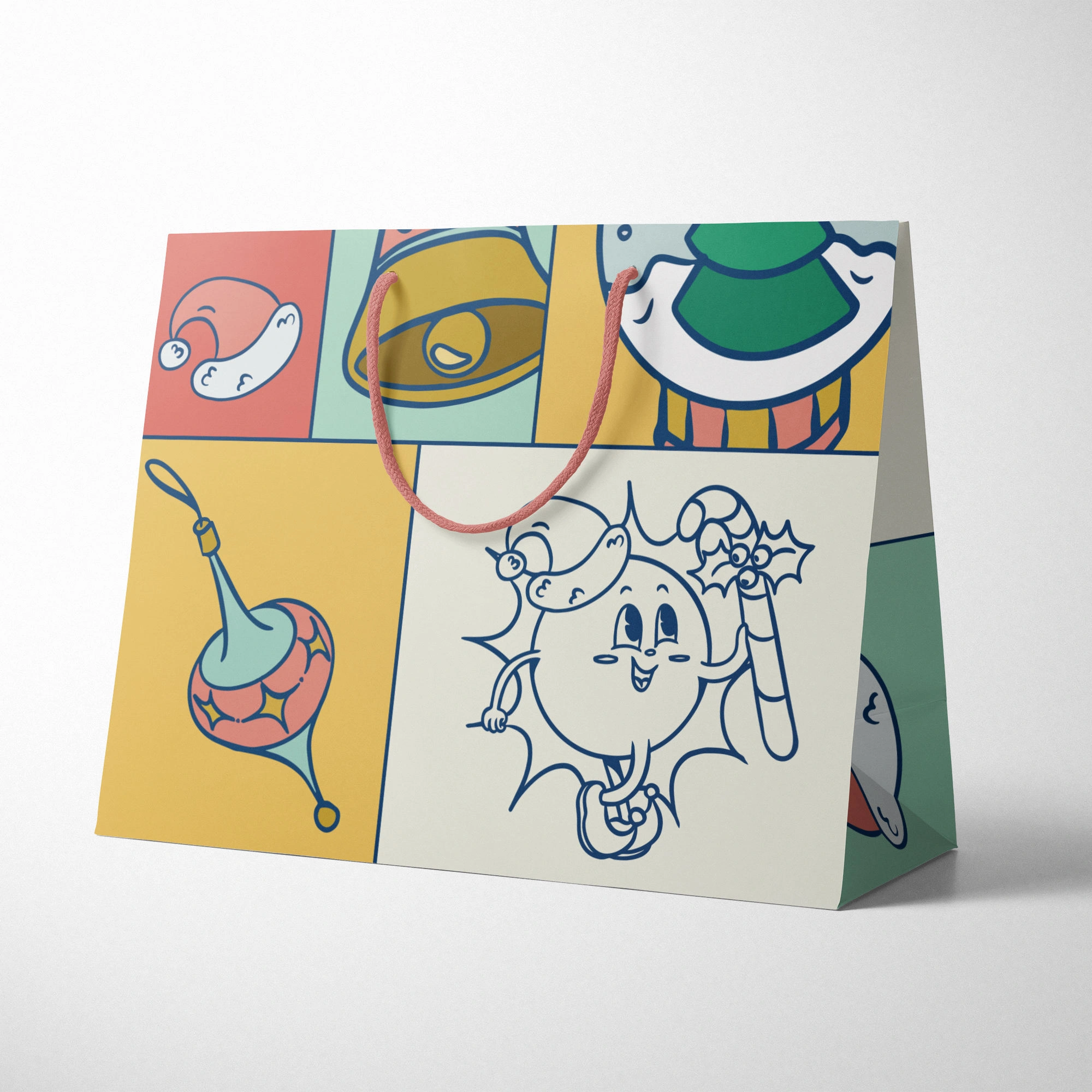 Sacs cadeaux de Noël en papier en gros