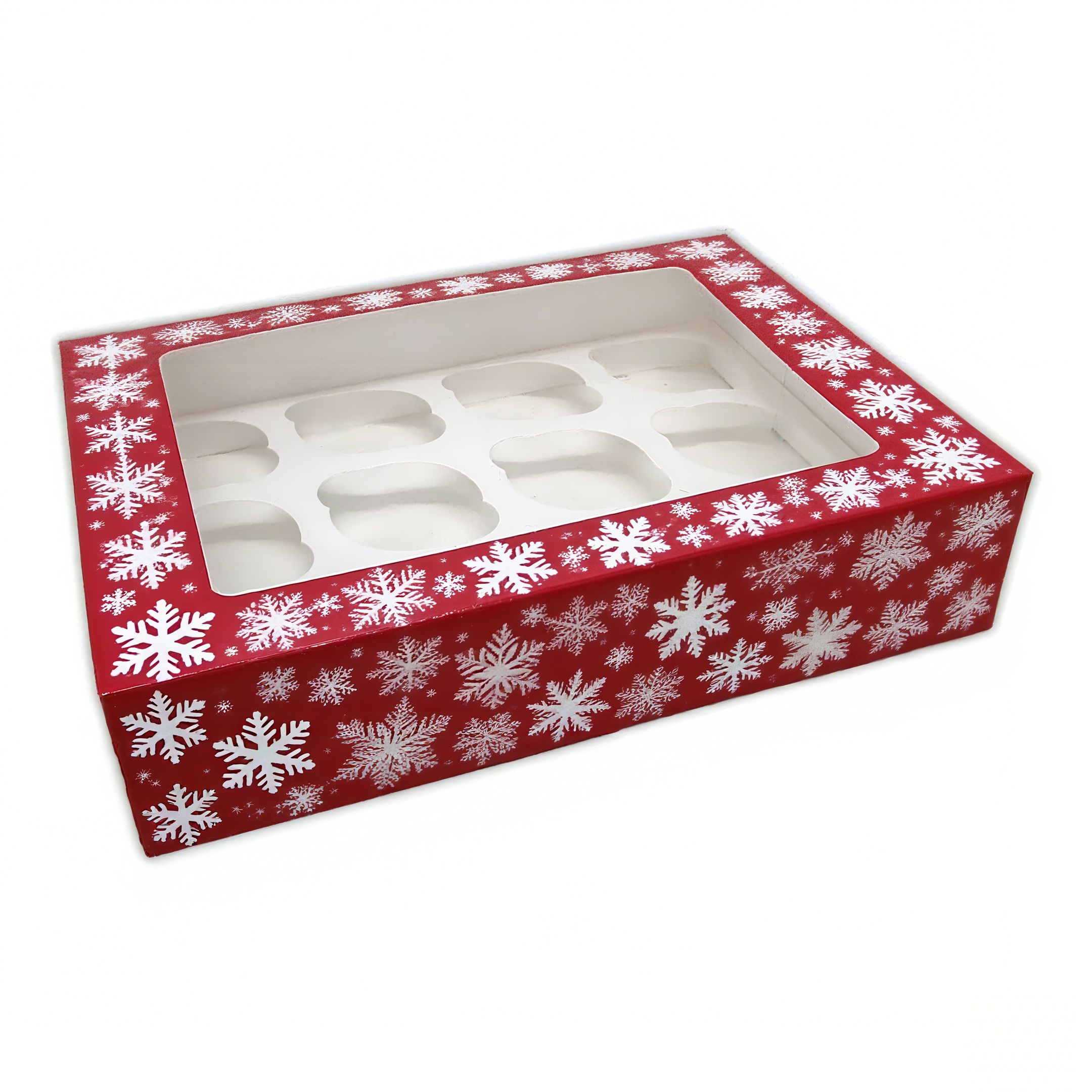 Boîtes à biscuits de Noël avec fenêtre